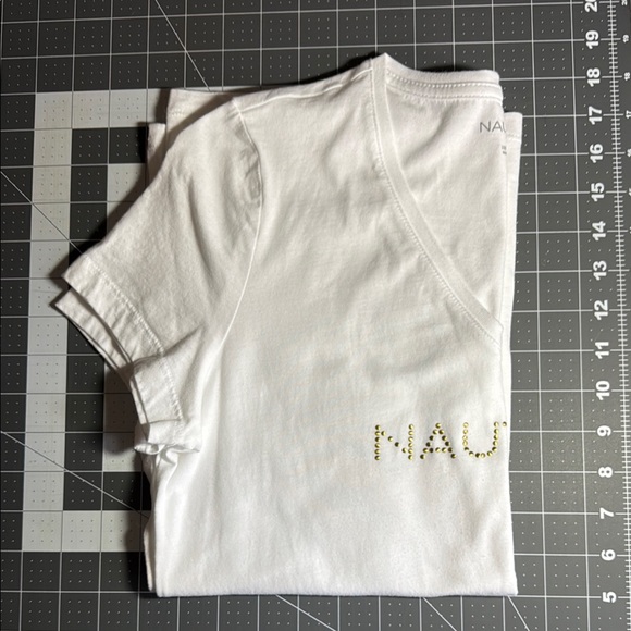 Nautica White V-Neck T-Shirt - Picture 3 of 4